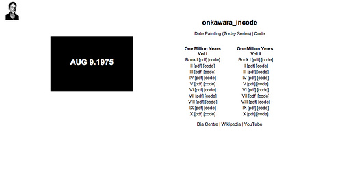 On Kawara In Code