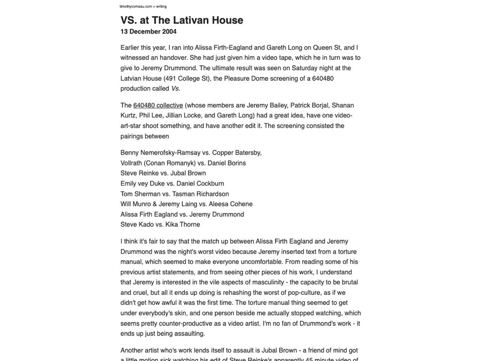 Vs at The Latvian House