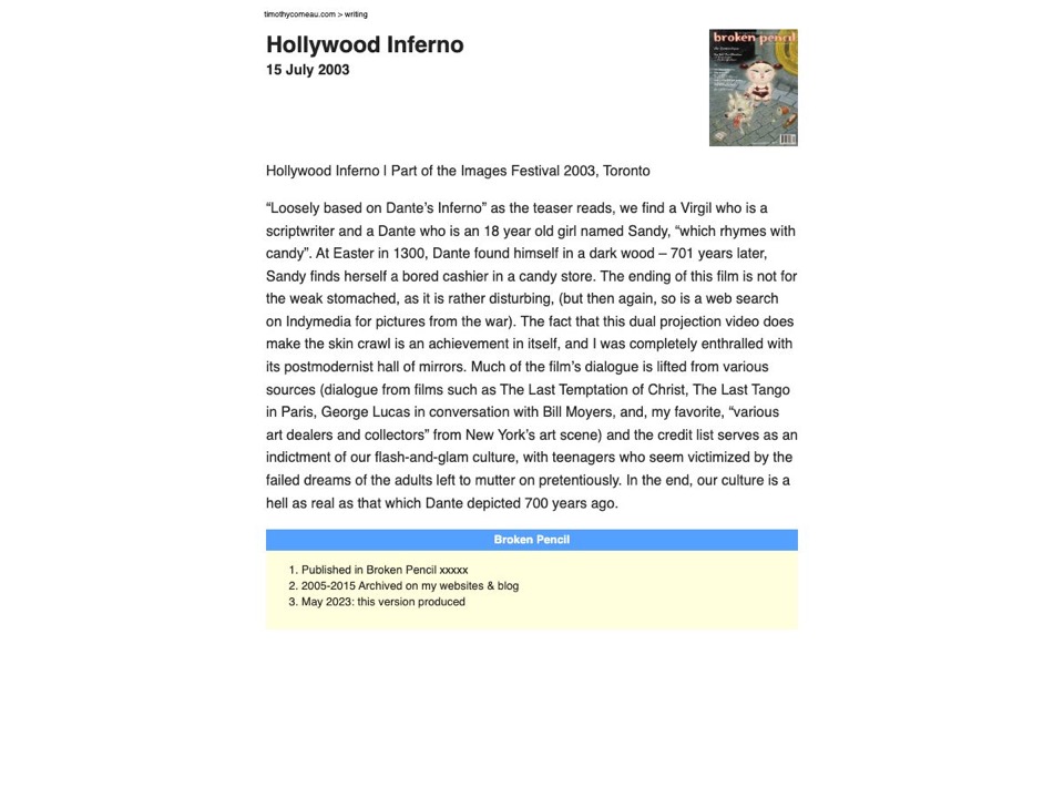 HollyWood Inferno
