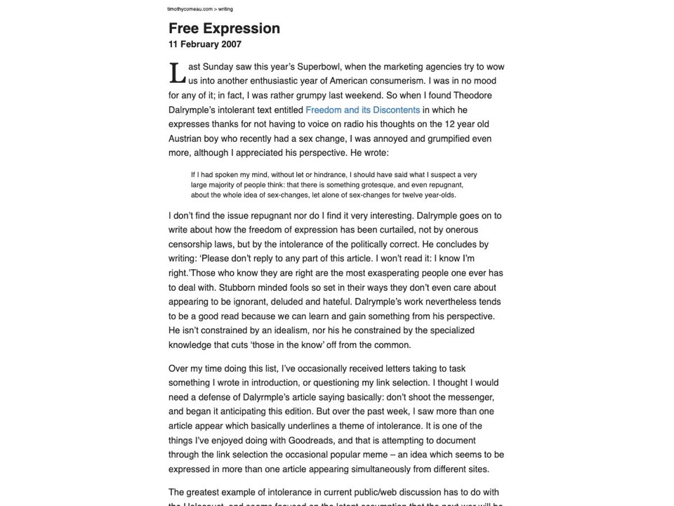 Free Expression
