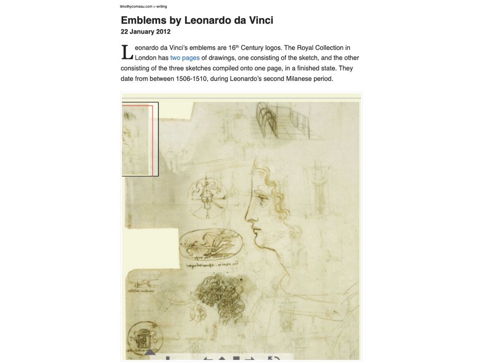 Leonardo da Vinci's Emblems