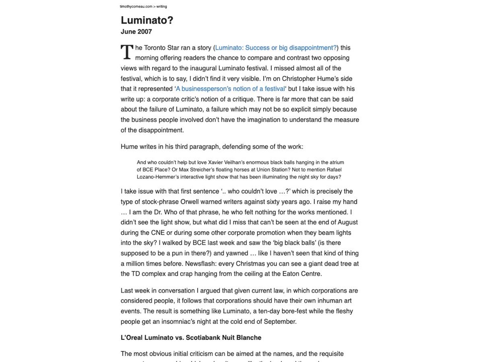 Luminato?