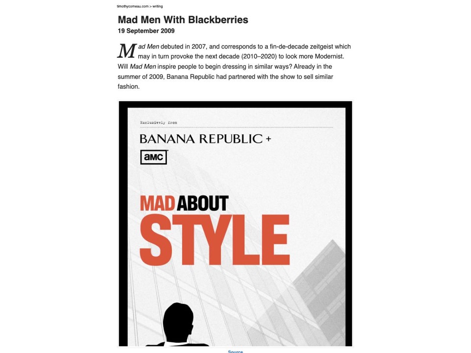 Mad Men with Blackberries