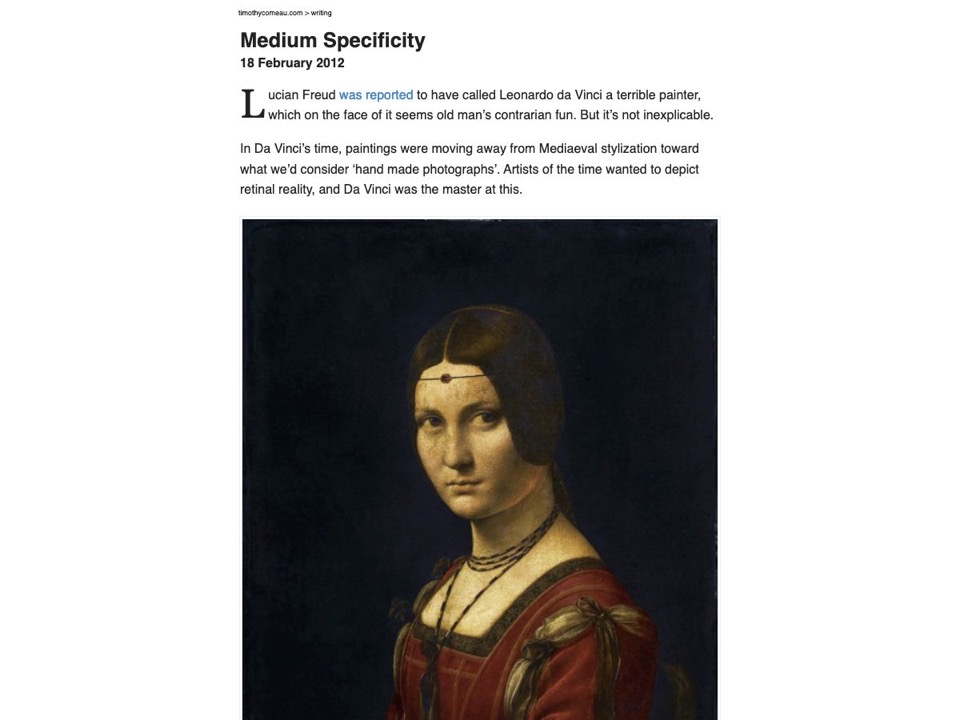 Medium Specificity