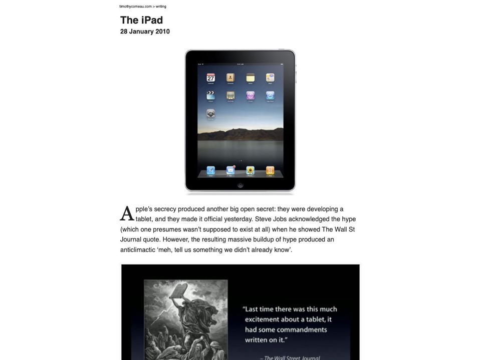 The iPad